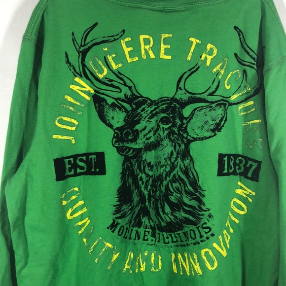 John Deere green long sleeve size large - Picture 6 of 9